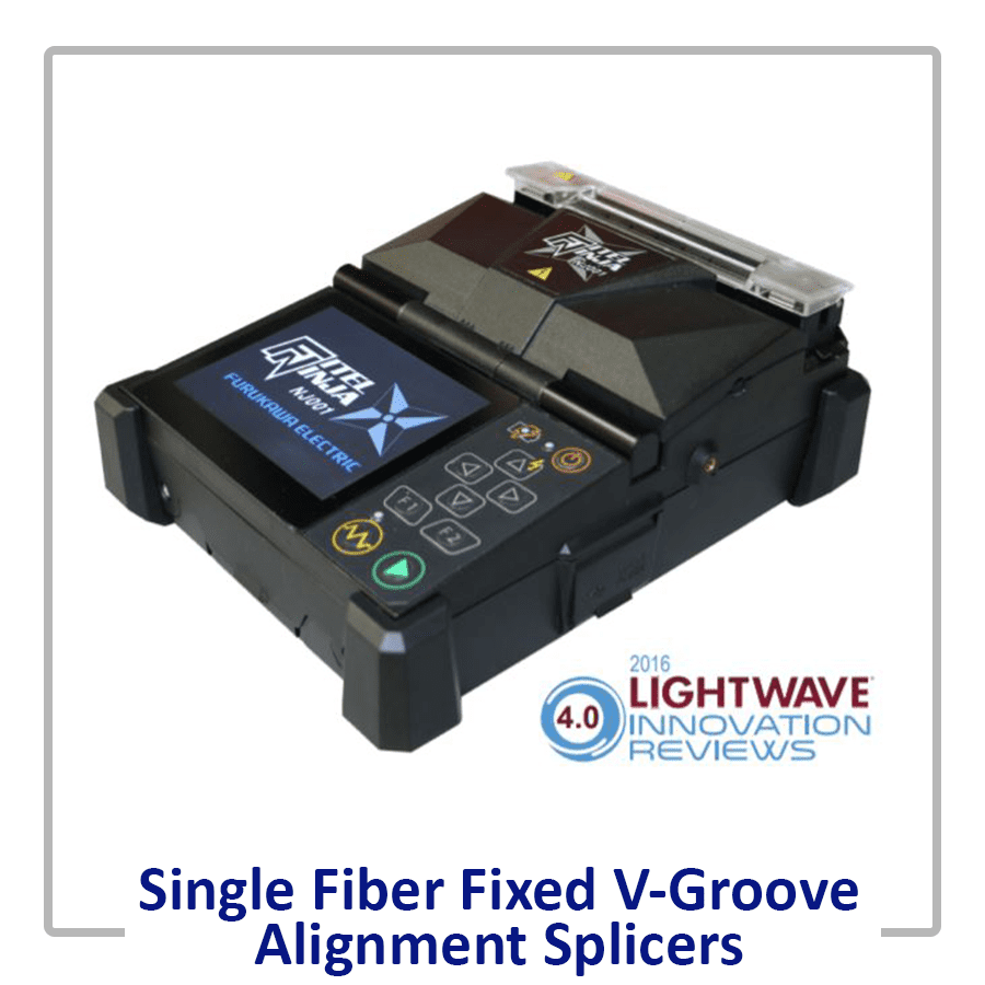 Single Fiber Fixed V-Groove Alignment Splicers